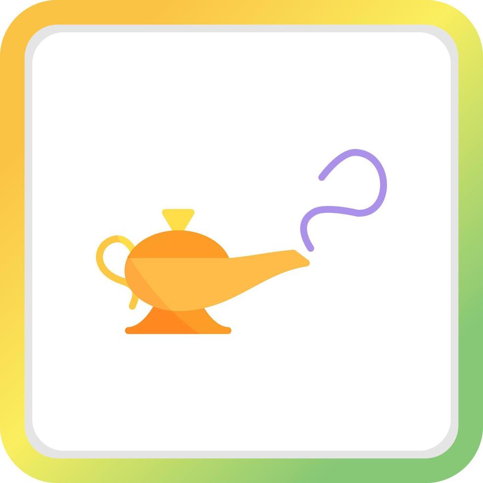 Magic Lamp Creative Icon Design vector