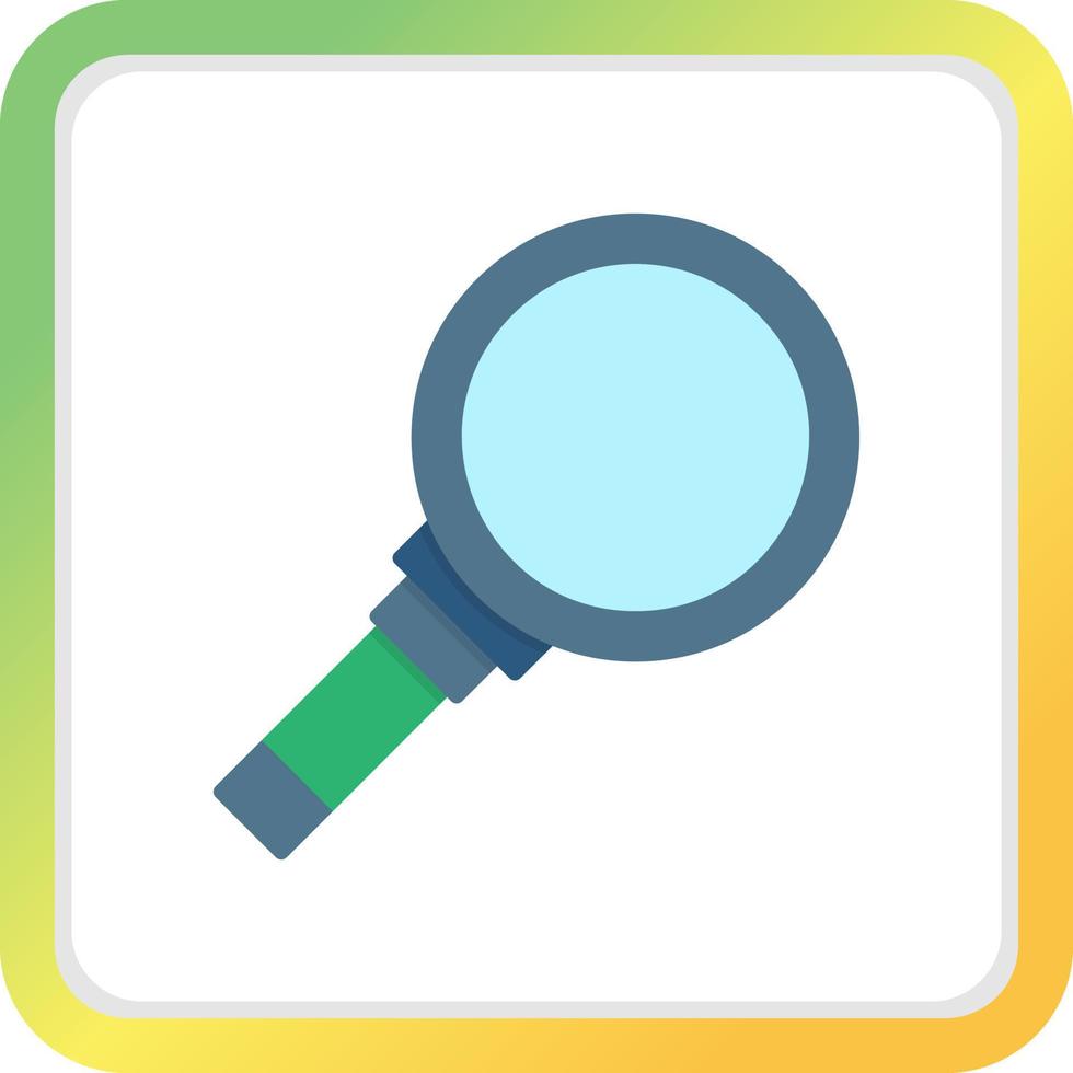 Magnifying Creative Icon Design vector