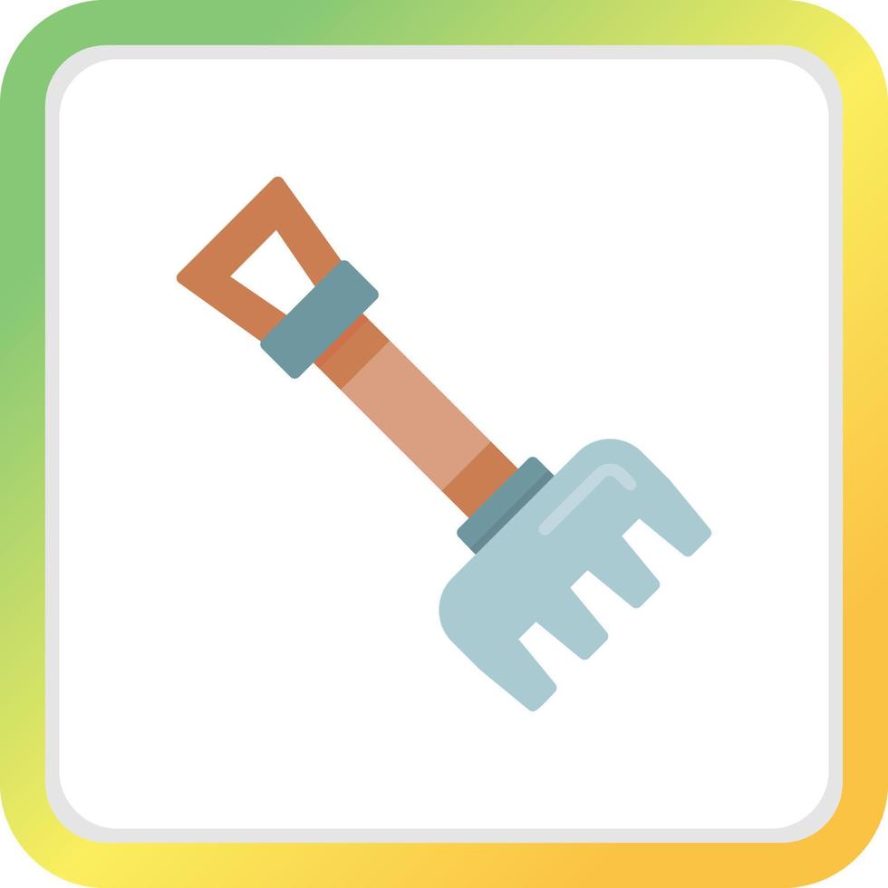Rake Creative Icon Design vector