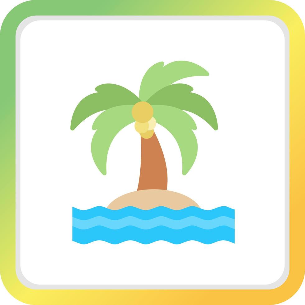 Island Creative Icon Design vector