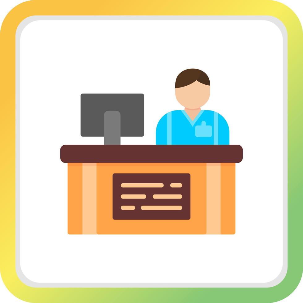 Cashier Creative Icon Design vector