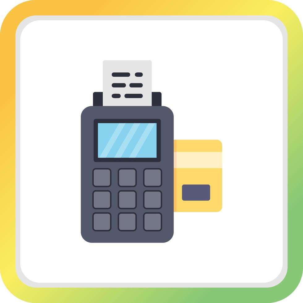 Pos Termina Creative Icon Design vector