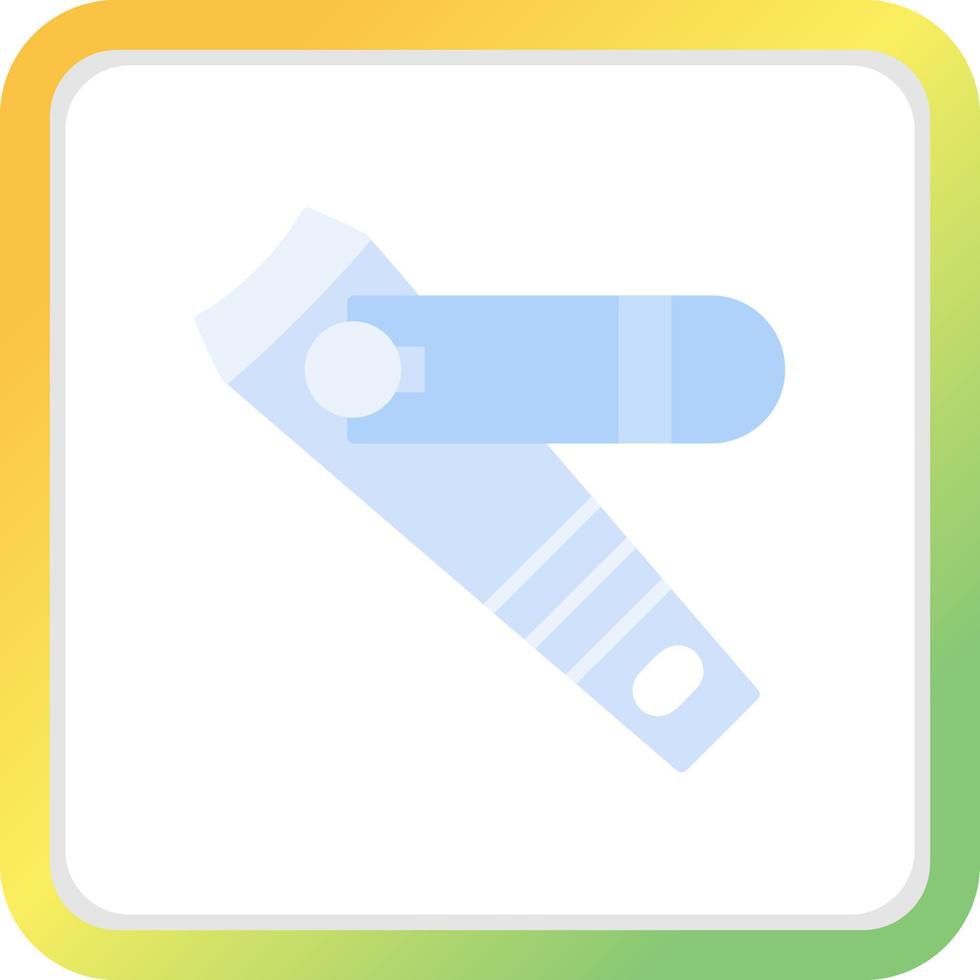 Nail Cutter Creative Icon Design vector