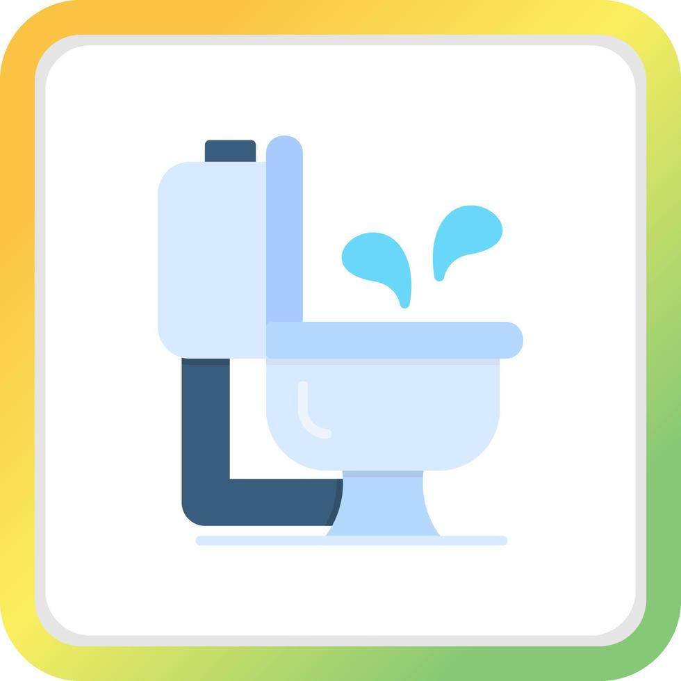 Toilet Creative Icon Design vector