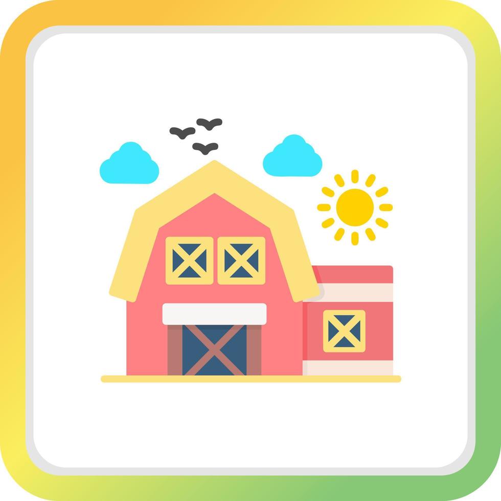 Barn Creative Icon Design vector