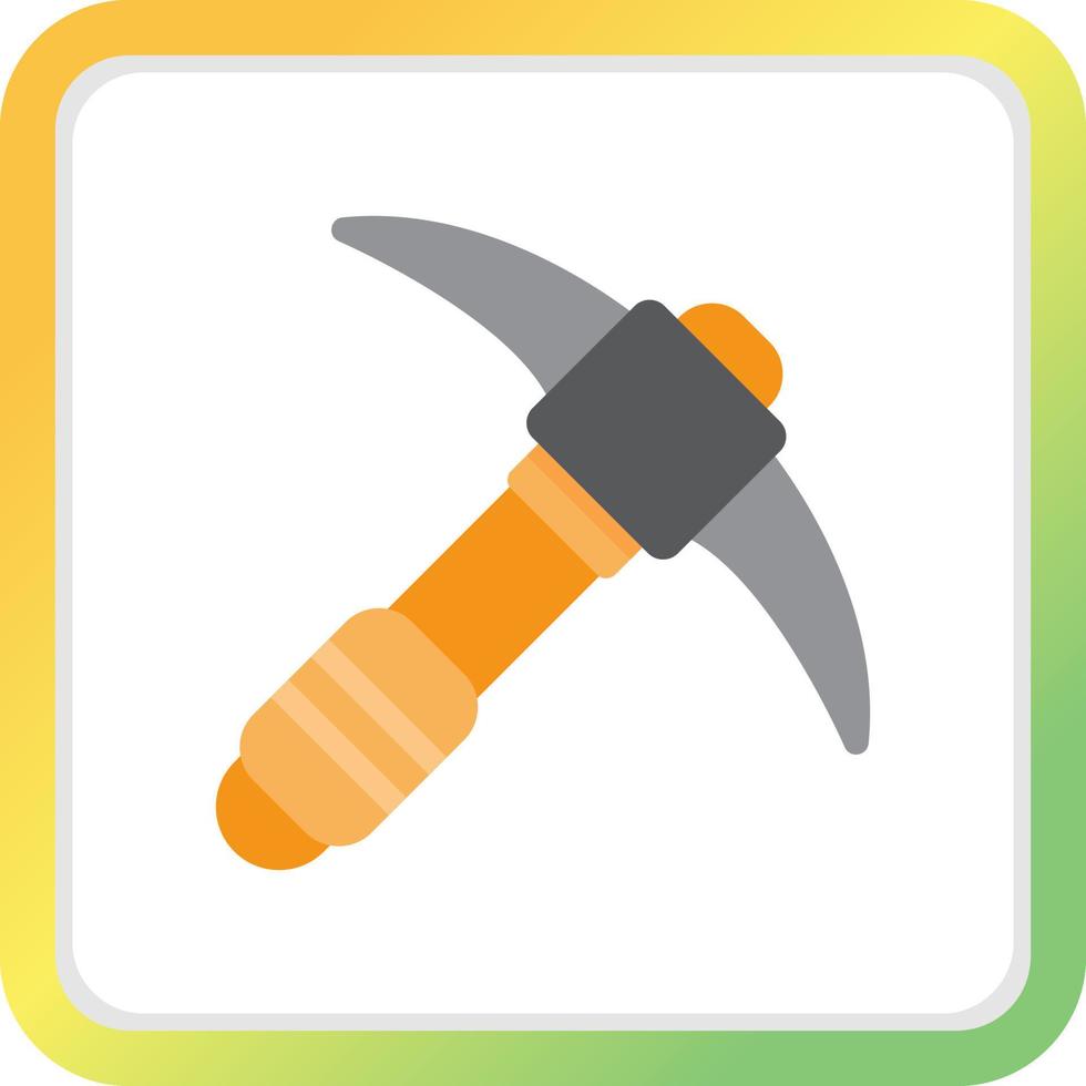 Pickaxe Creative Icon Design vector