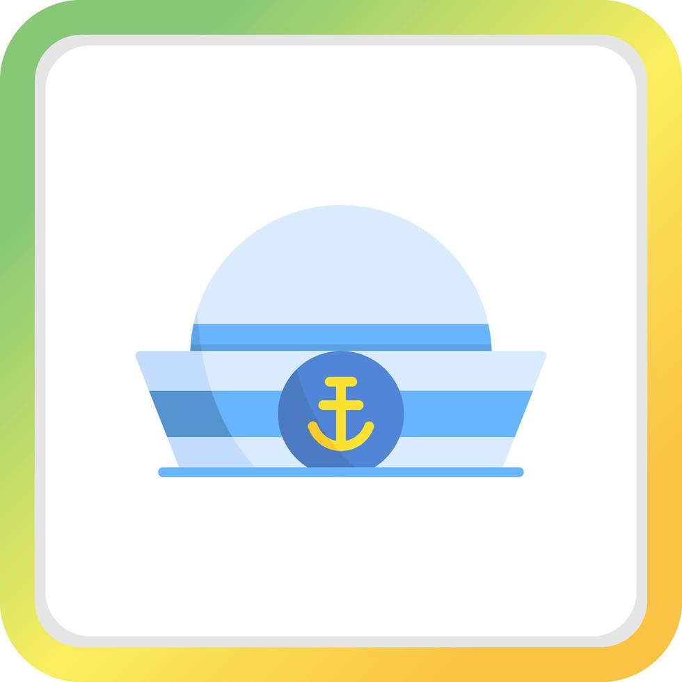 Sailor Hat Creative Icon Design vector