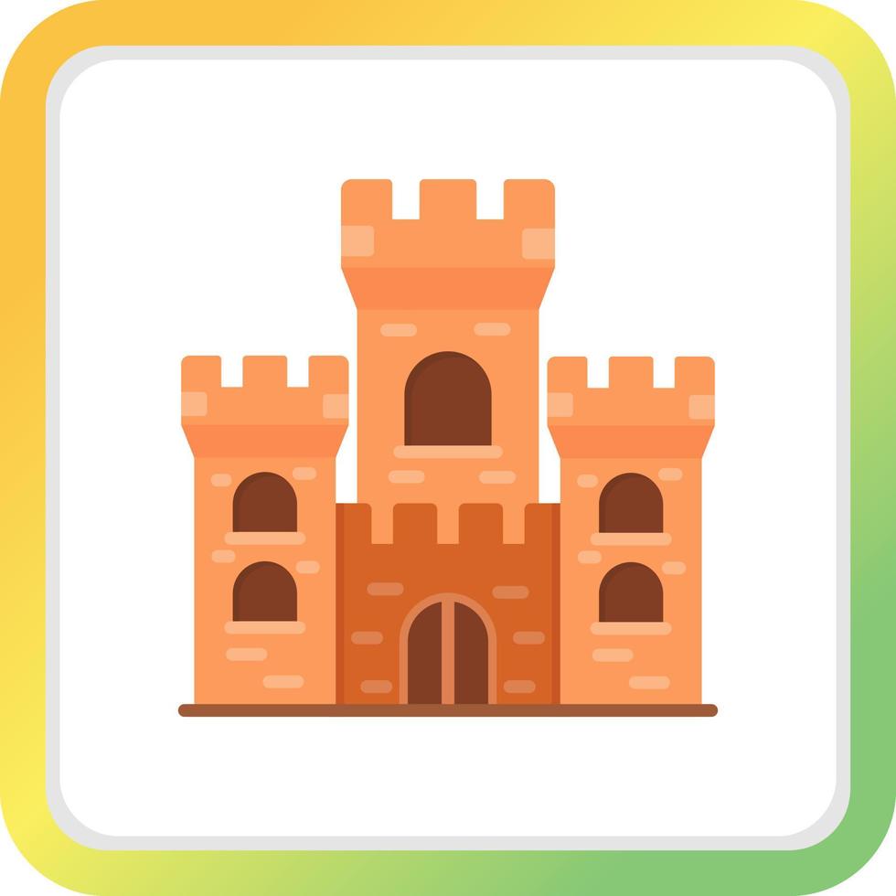 Castle Creative Icon Design vector