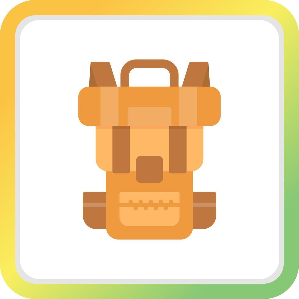 Backpack Creative Icon Design vector