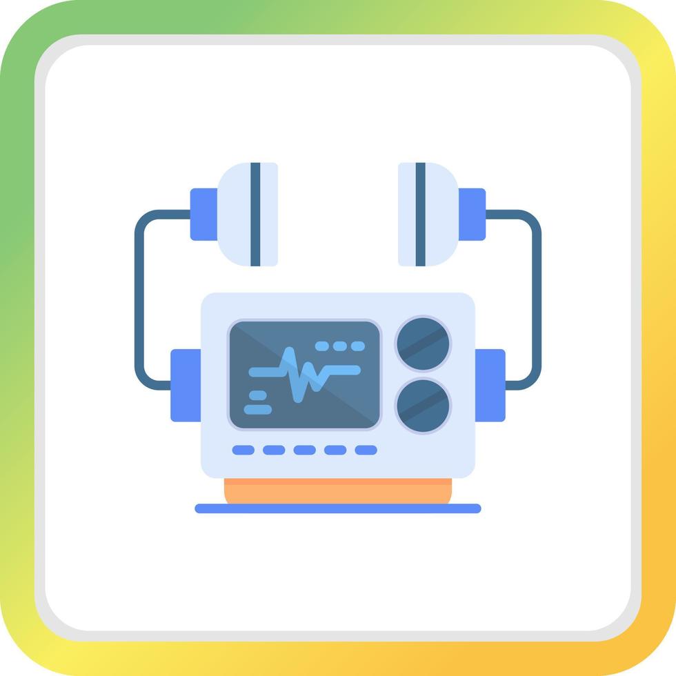 Defribillator Creative Icon Design vector
