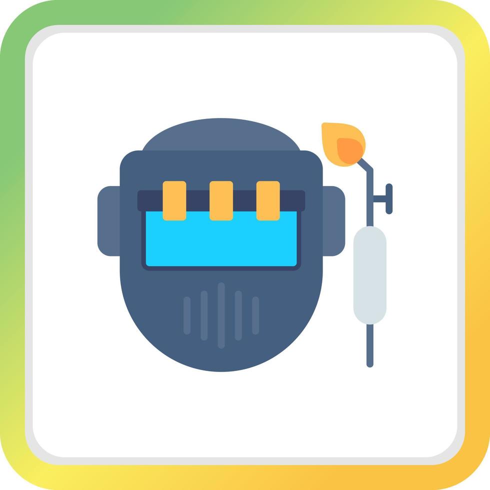 Welding Mask Creative Icon Design vector