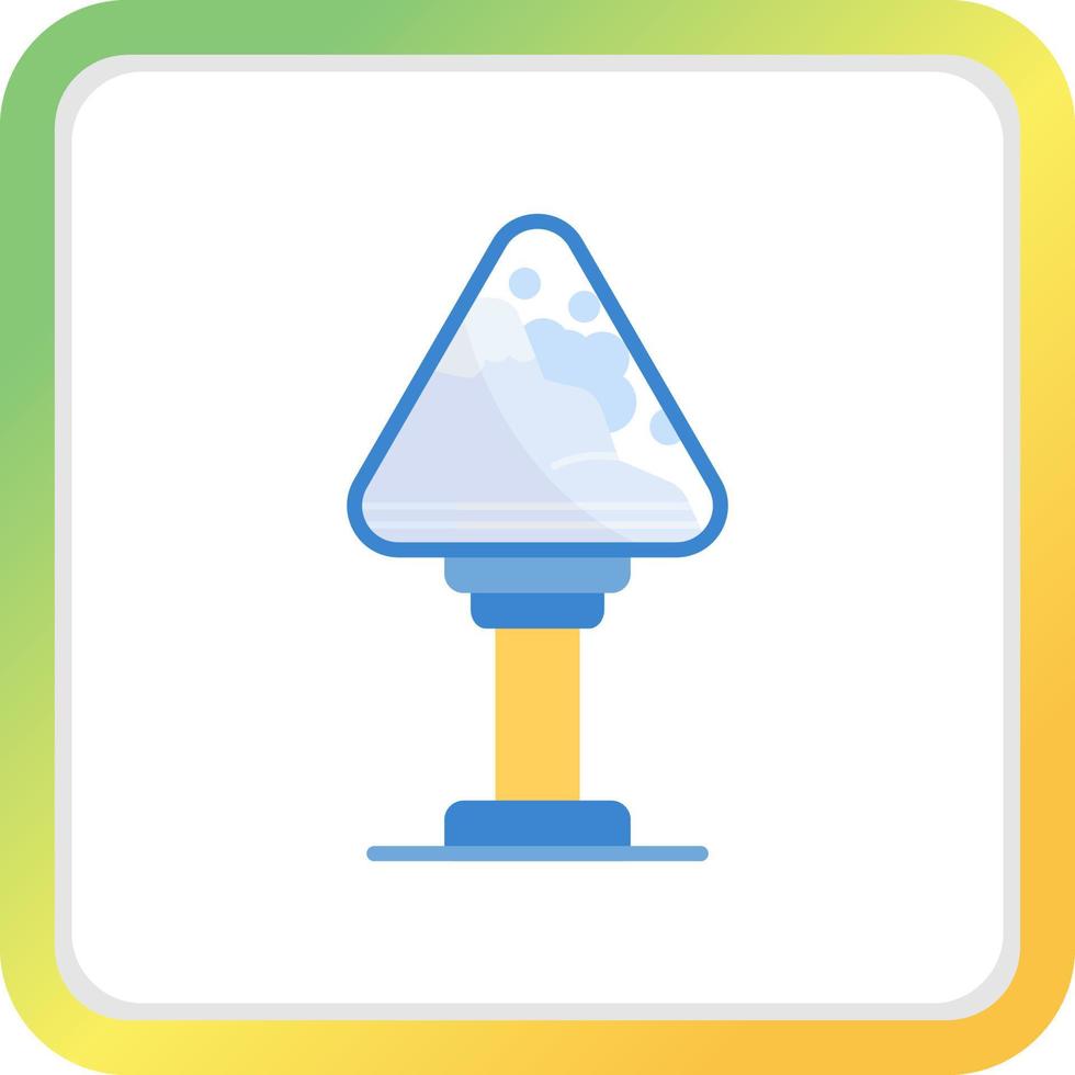 Avalanche Sign Creative Icon Design vector