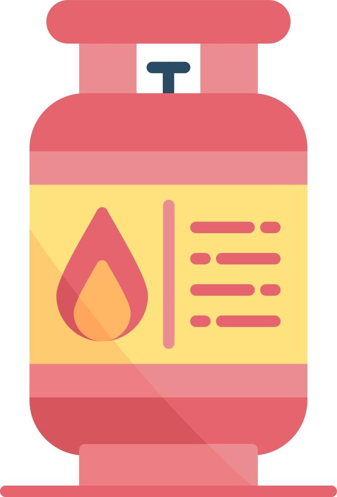 Gas Cilinder Creative Icon Design vector