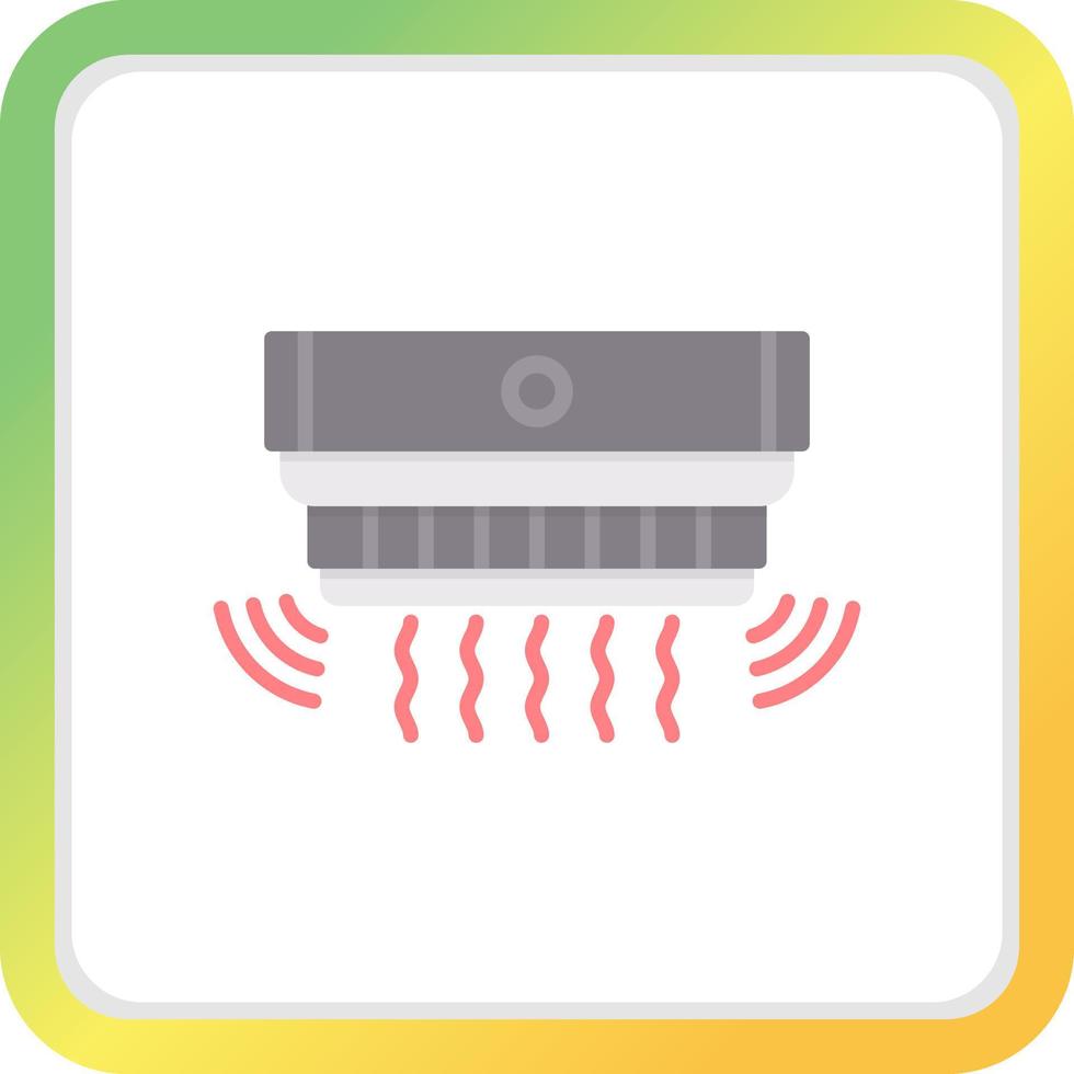 Smoke Detector Creative Icon Design vector