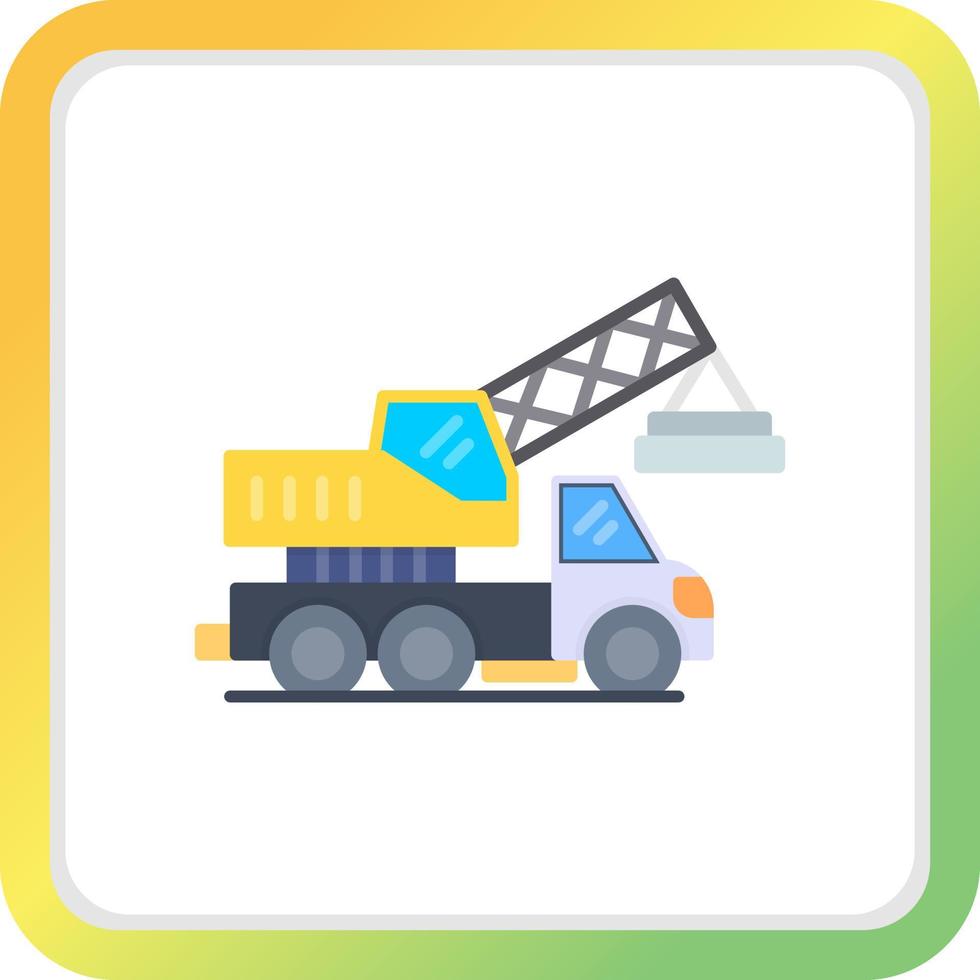 Crane Creative Icon Design vector