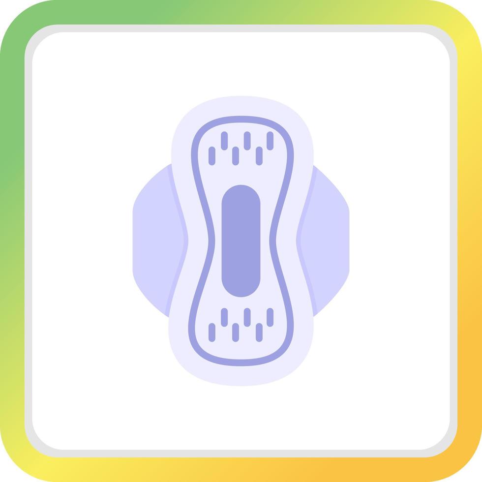 Sanitary Napkin Creative Icon Design vector
