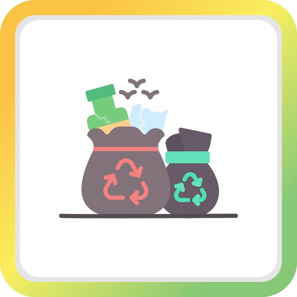 Garbage Creative Icon Design vector