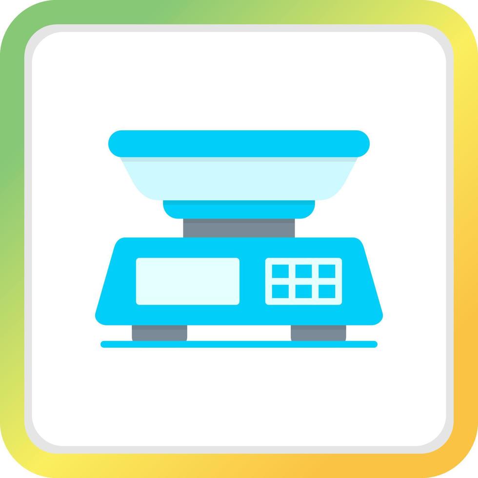 Food Scale Creative Icon Design vector