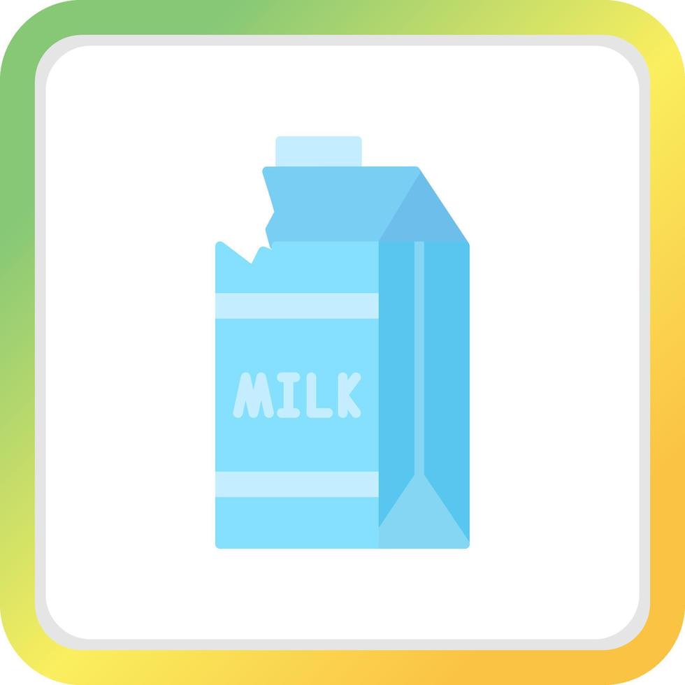 Milk Carton Creative Icon Design vector