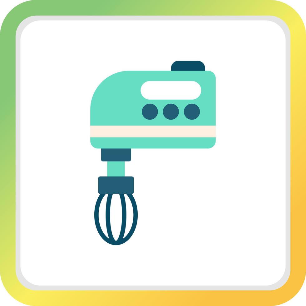 Hand Mixer Creative Icon Design vector