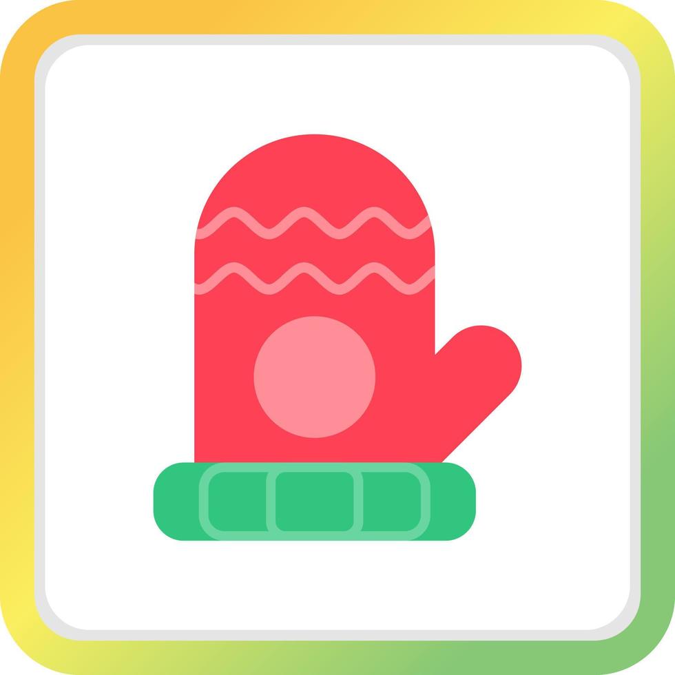 Mitten Creative Icon Design vector