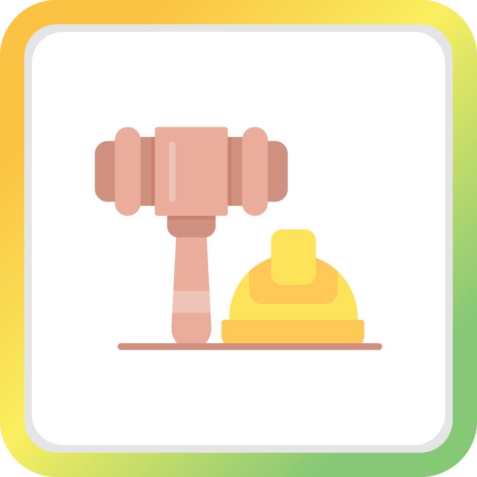 Labour Law Creative Icon Design vector