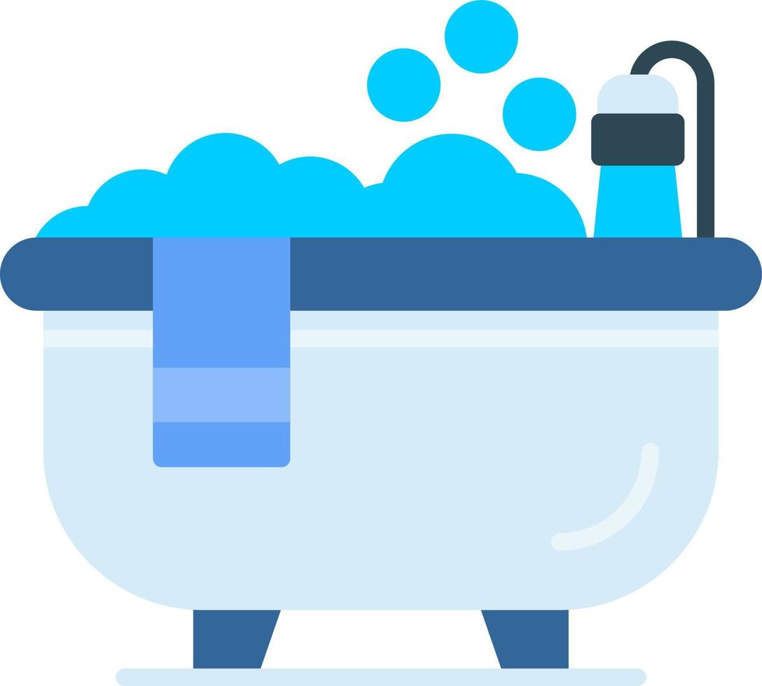 Bathtub Creative Icon Design vector