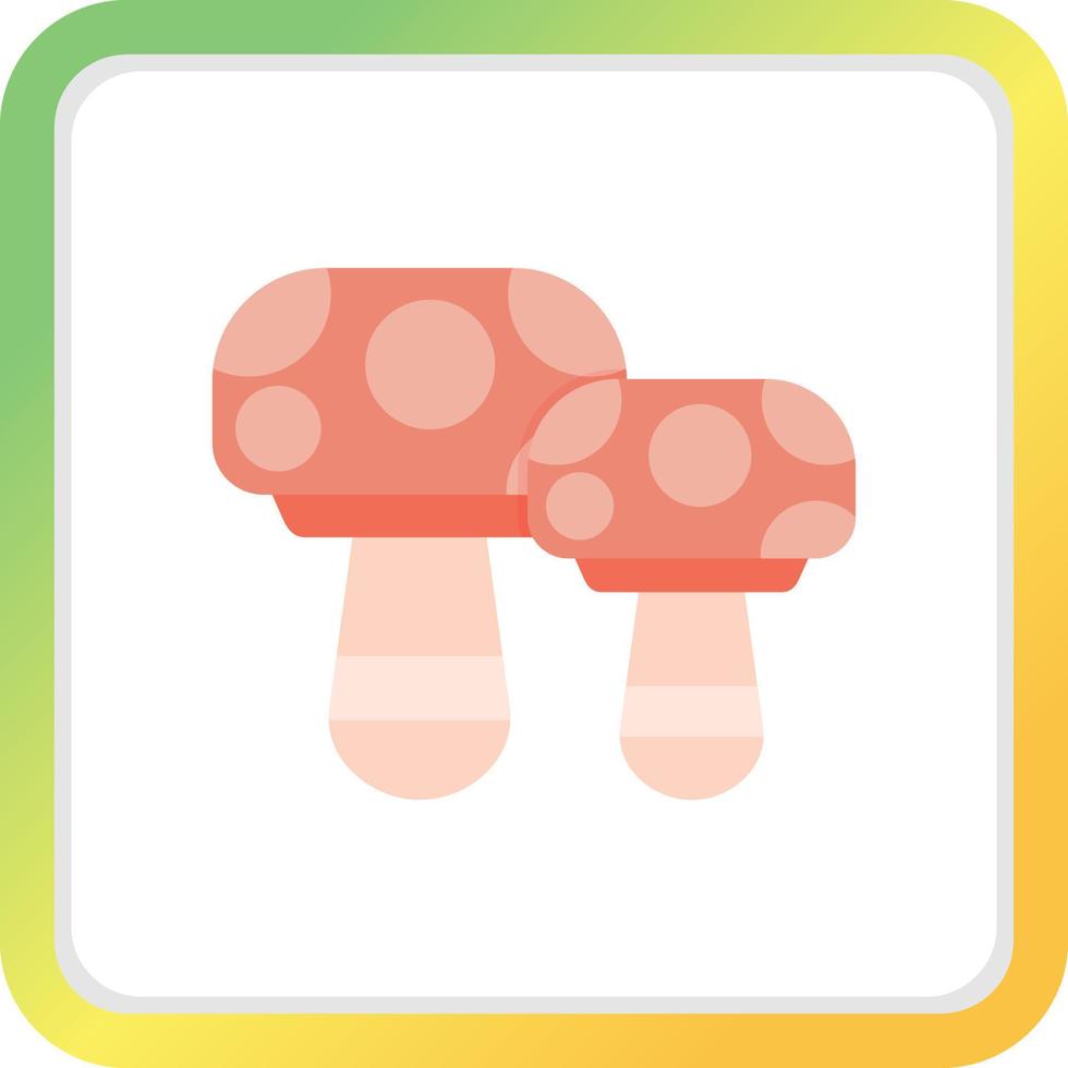 Mushroom Creative Icon Design vector