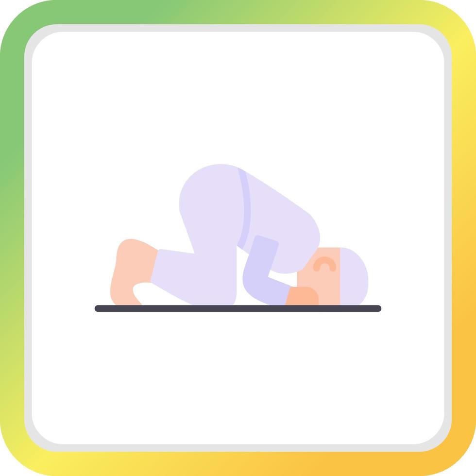 Sujud Creative Icon Design vector