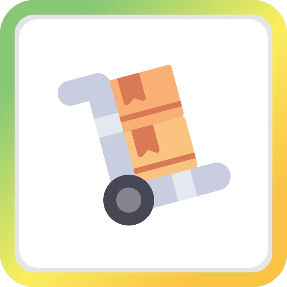 Trolley Creative Icon Design vector