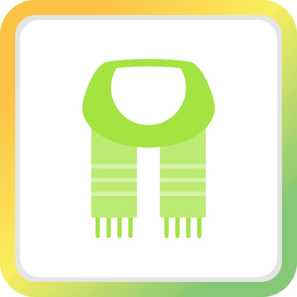 Scarf Creative Icon Design vector