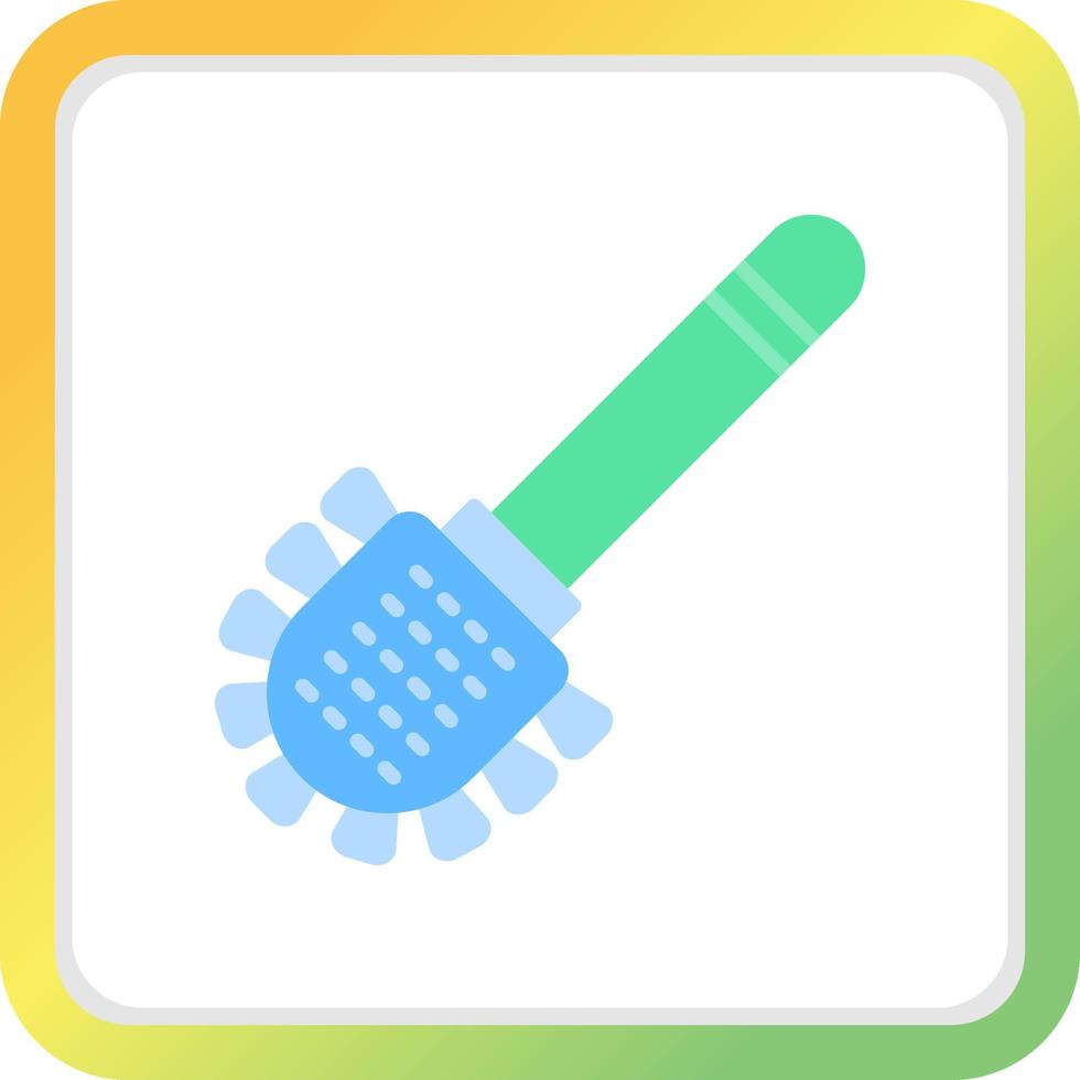 Toilet Brush Creative Icon Design vector