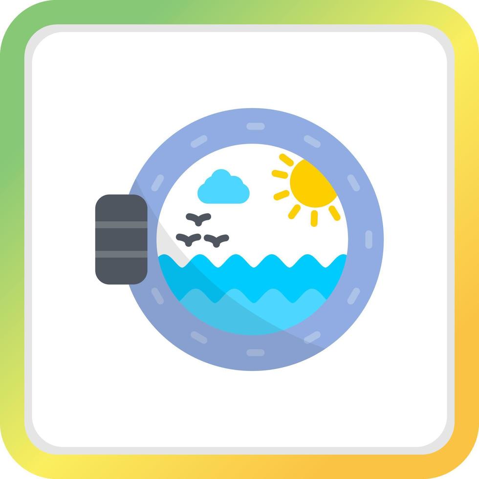 Porthole Creative Icon Design vector