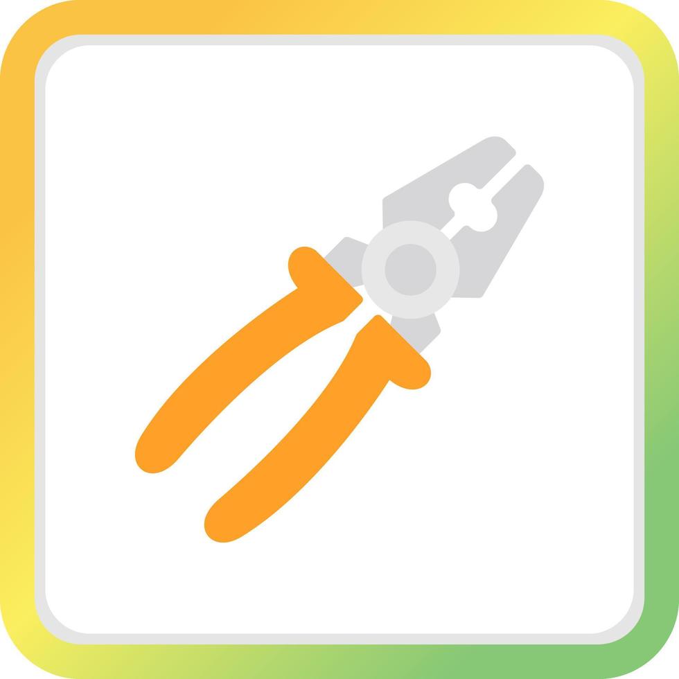 Pliers Creative Icon Design vector