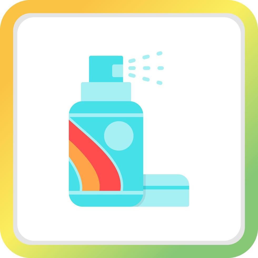 Hairspray Creative Icon Design vector