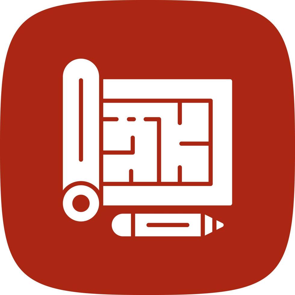 Blueprint Creative Icon Design vector