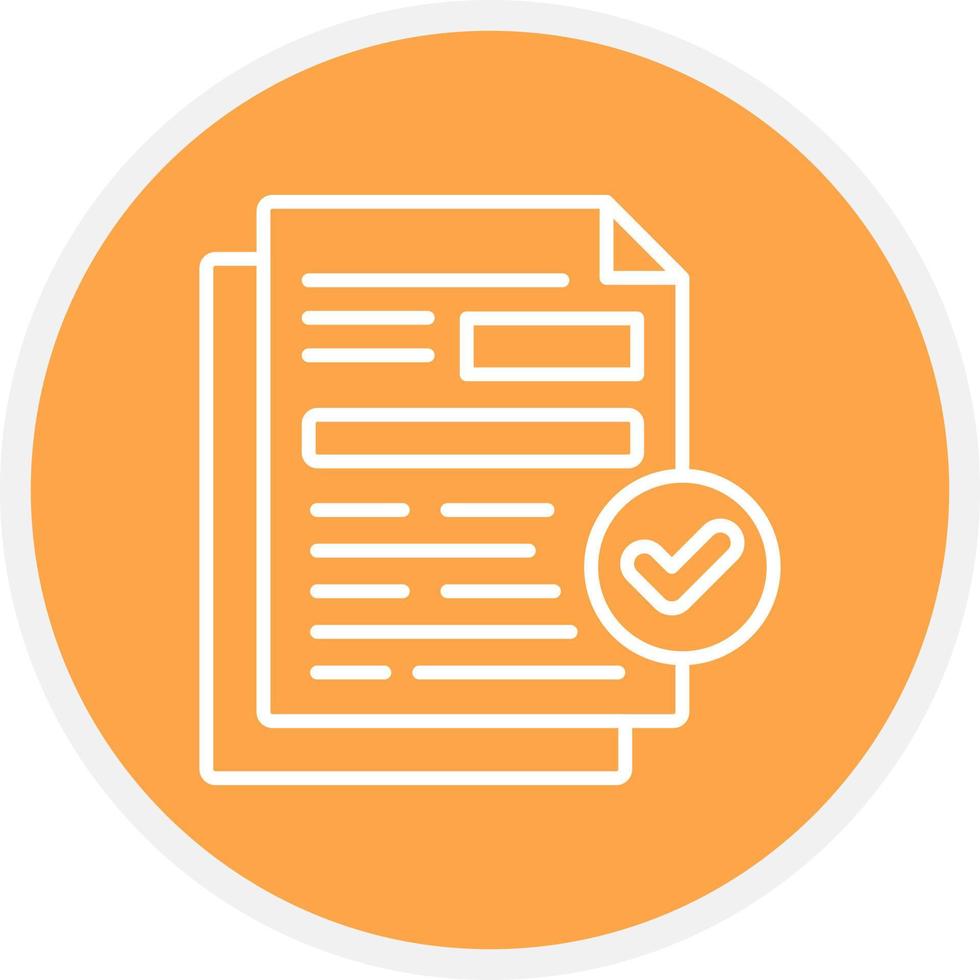 Acceptance Creative Icon Design vector
