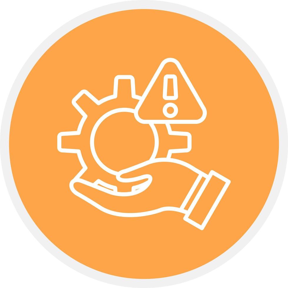 Risk Creative Icon Design vector