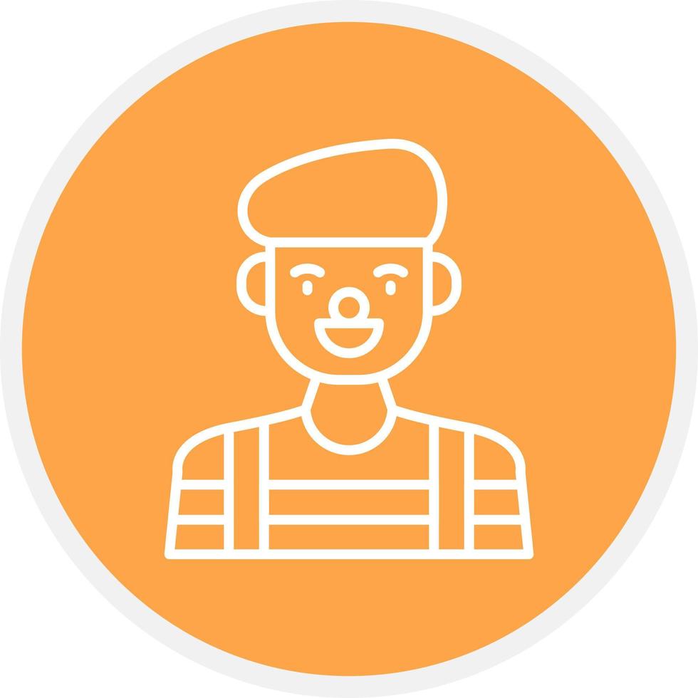 Mime Creative Icon Design vector