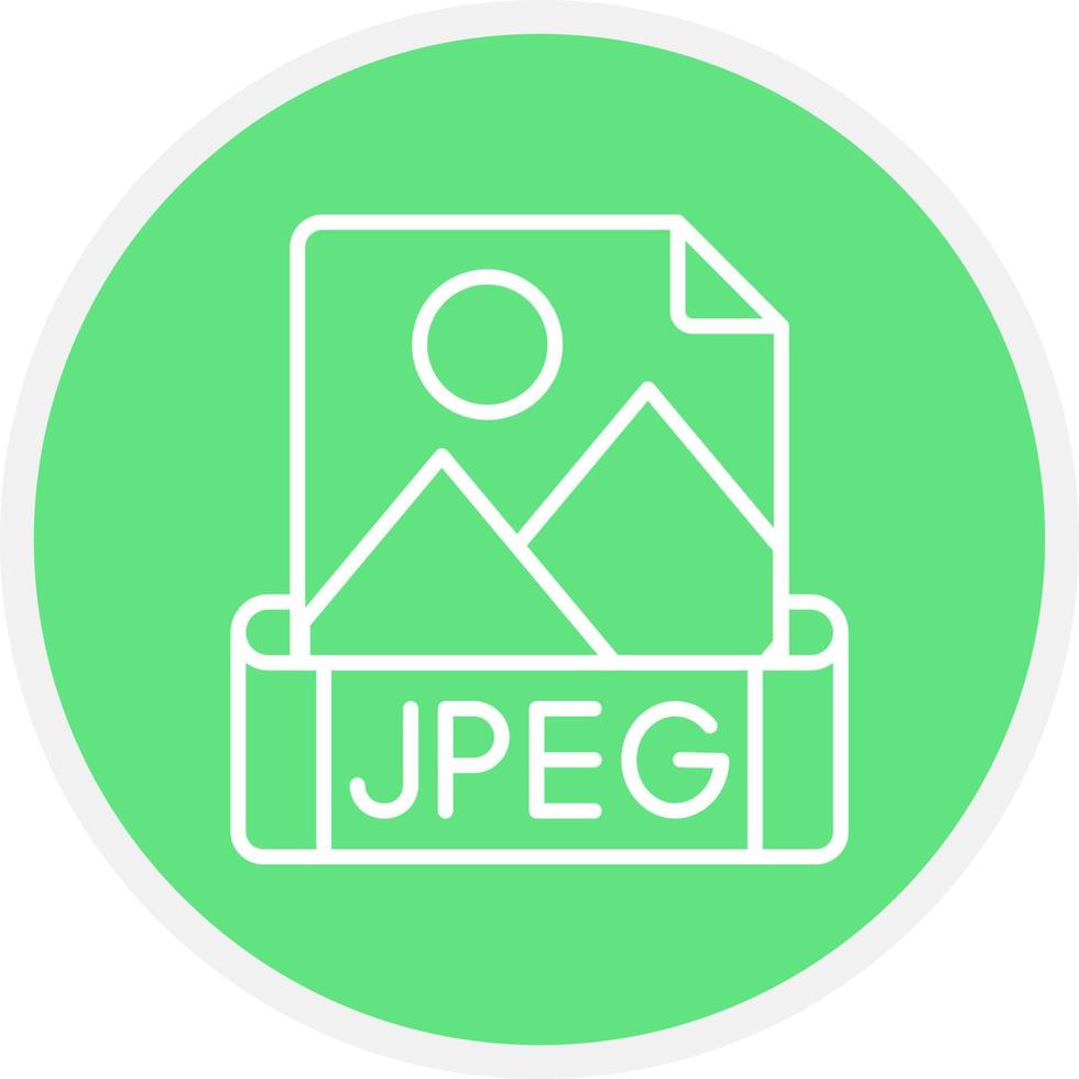 Jpeg Creative Icon Design vector