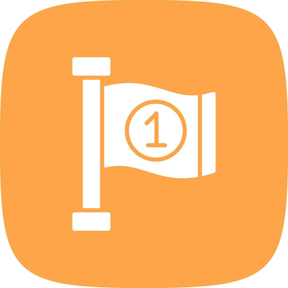 Flag Creative Icon Design vector