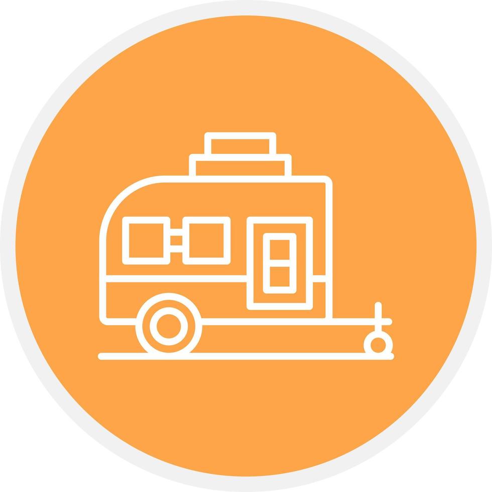 Caravan Creative Icon Design vector