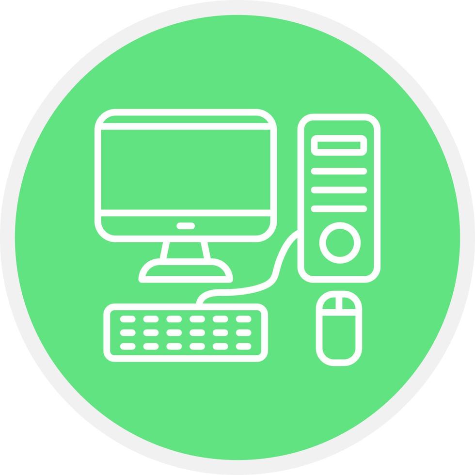 Computer Creative Icon Design vector