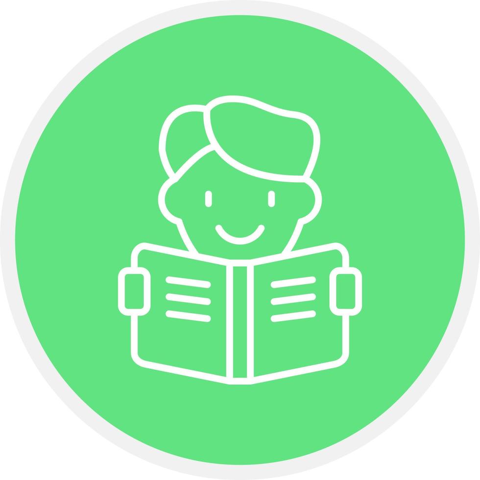 Reading Creative Icon Design vector