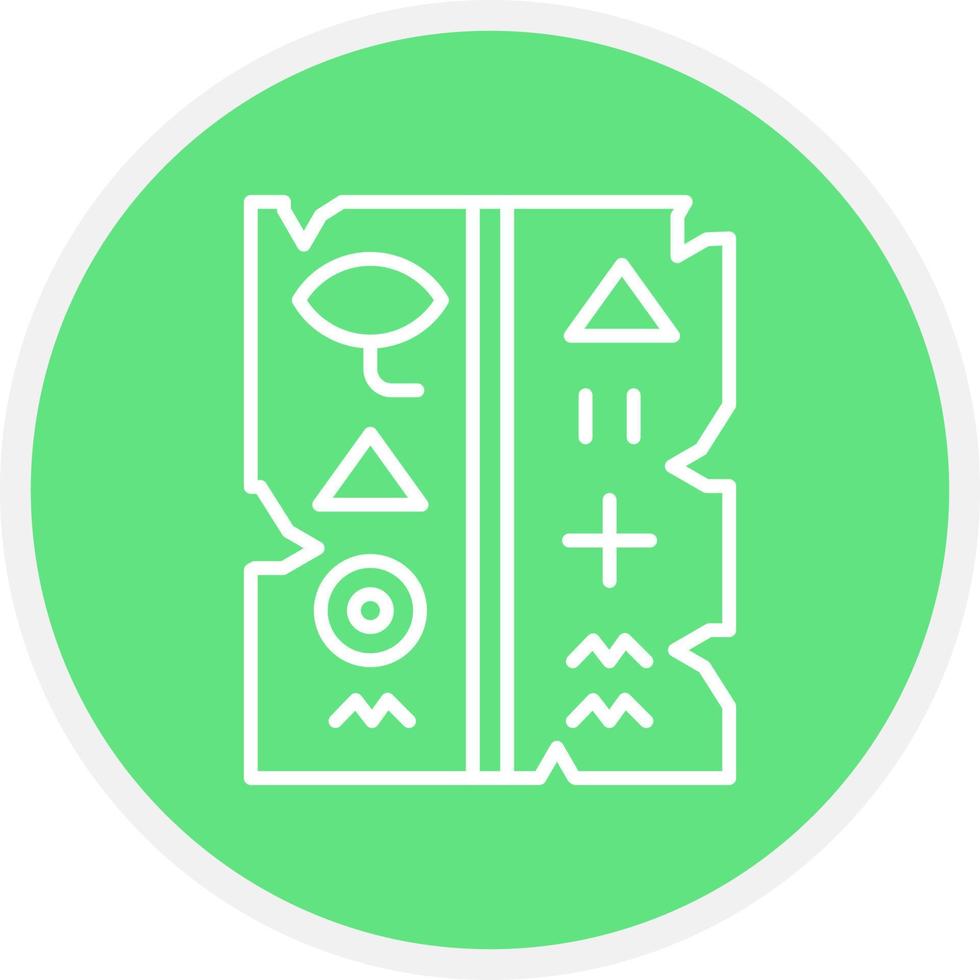 Hieroglyph Creative Icon Design vector