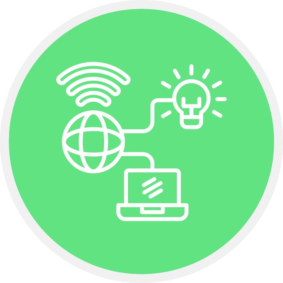 Internet Of Things Creative Icon Design vector