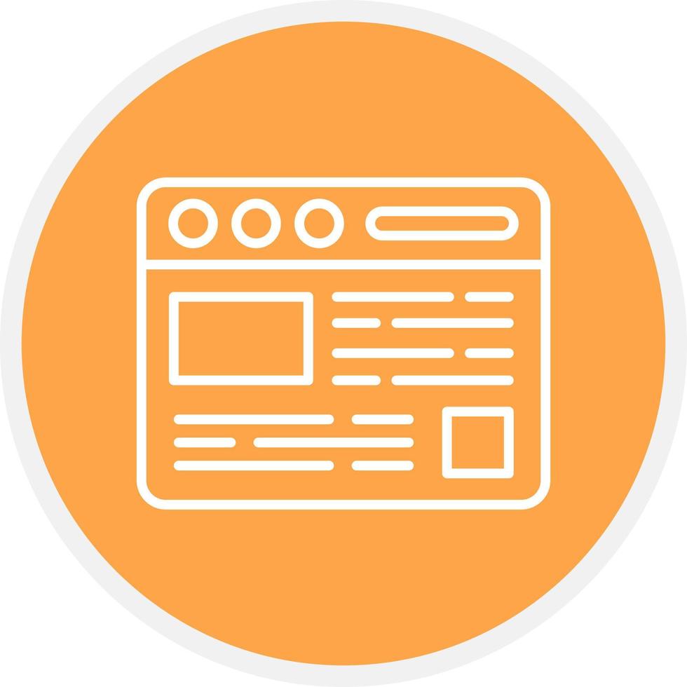 Browser Creative Icon Design vector