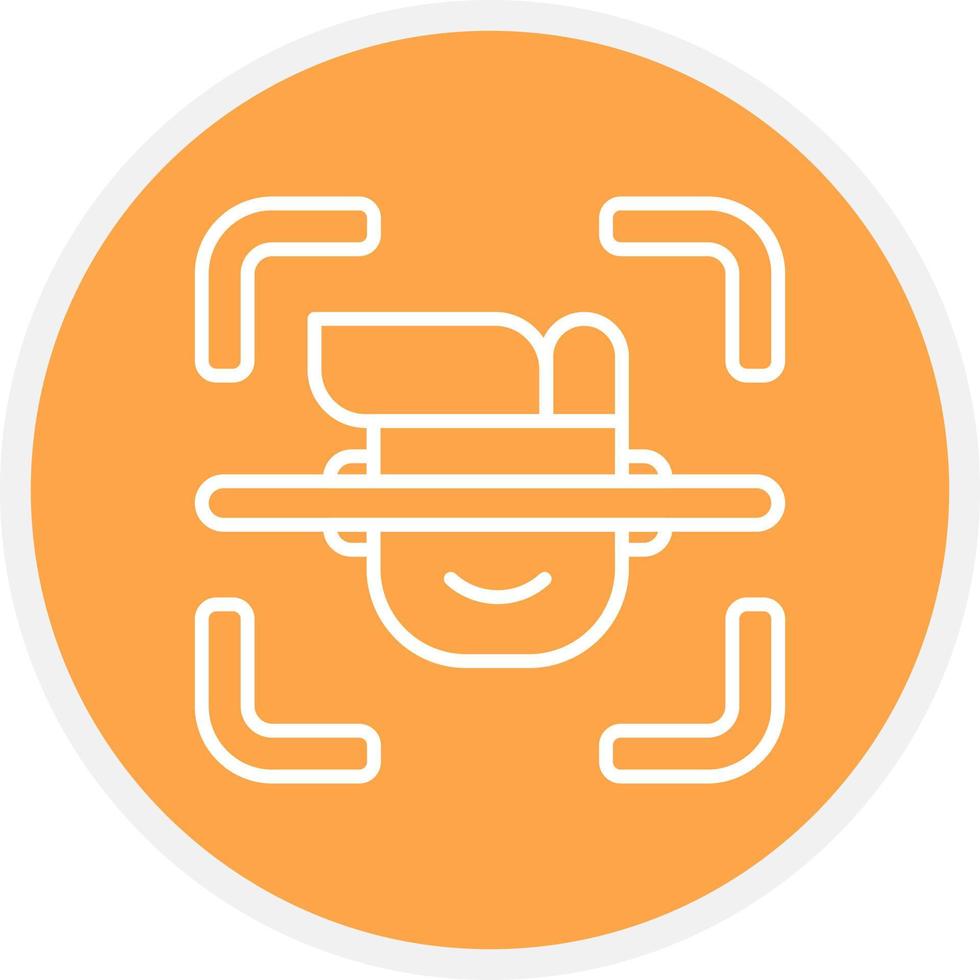 Biometric Creative Icon Design vector