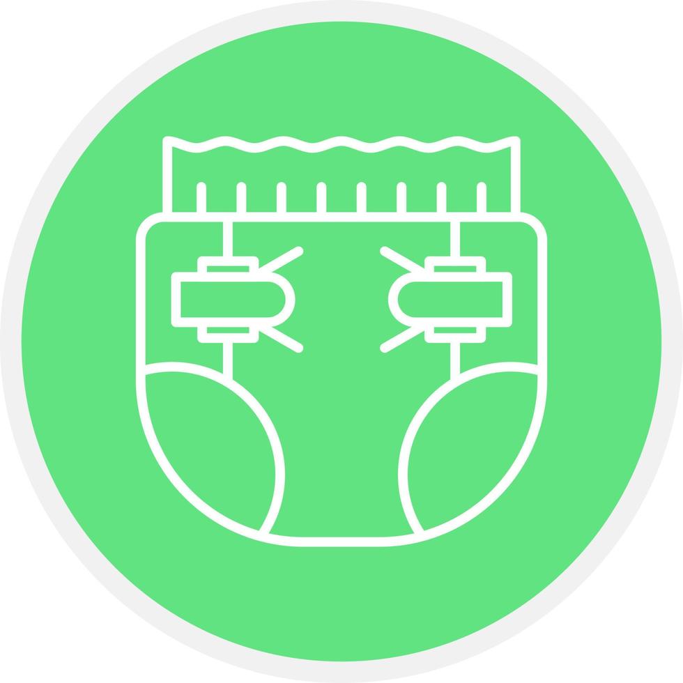 Diaper Creative Icon Design vector