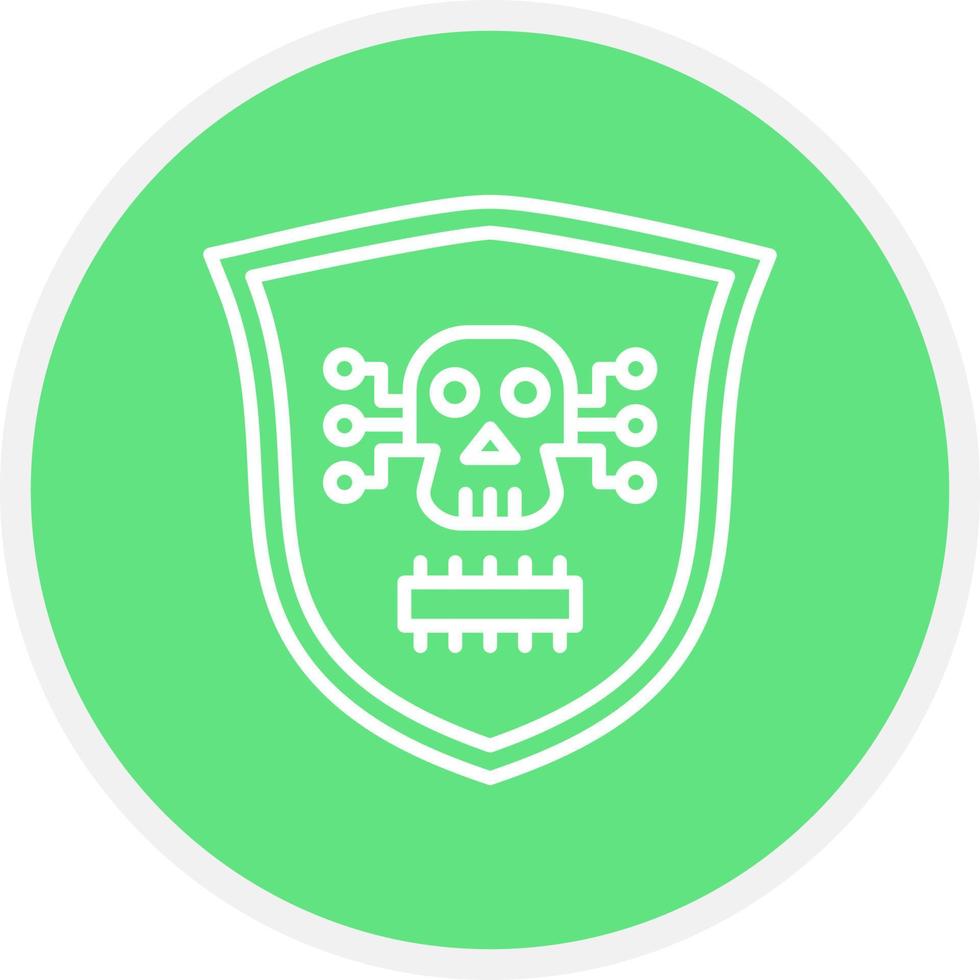 Malware Creative Icon Design vector